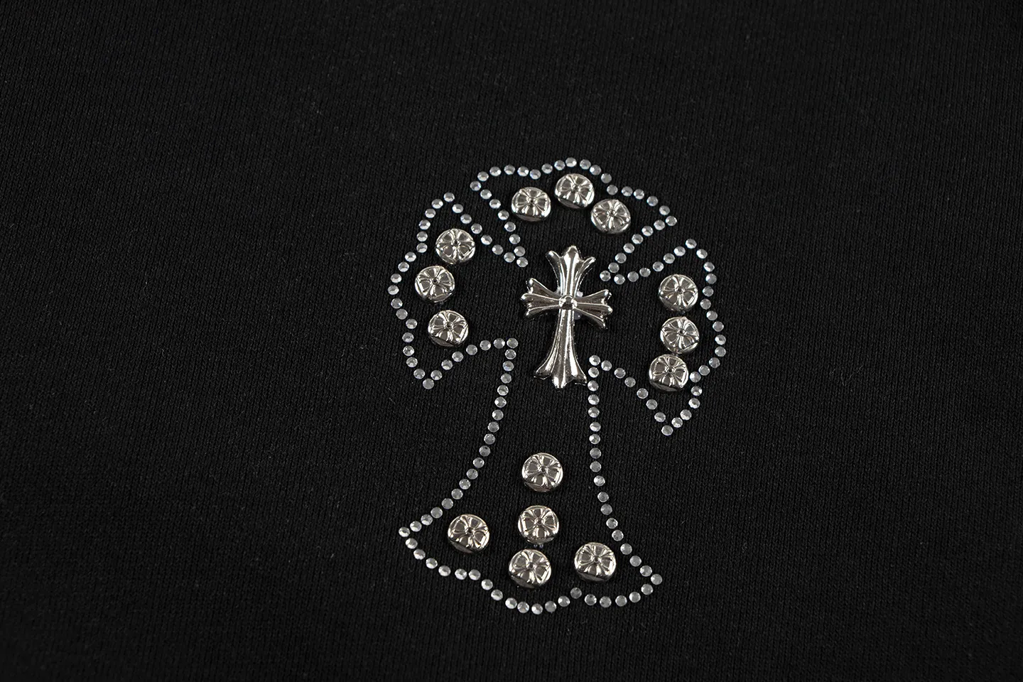 P310 Chrome Hearts Chrome Hearts Metal Cardigan Sweater Size: SMLXL Color: Black, White